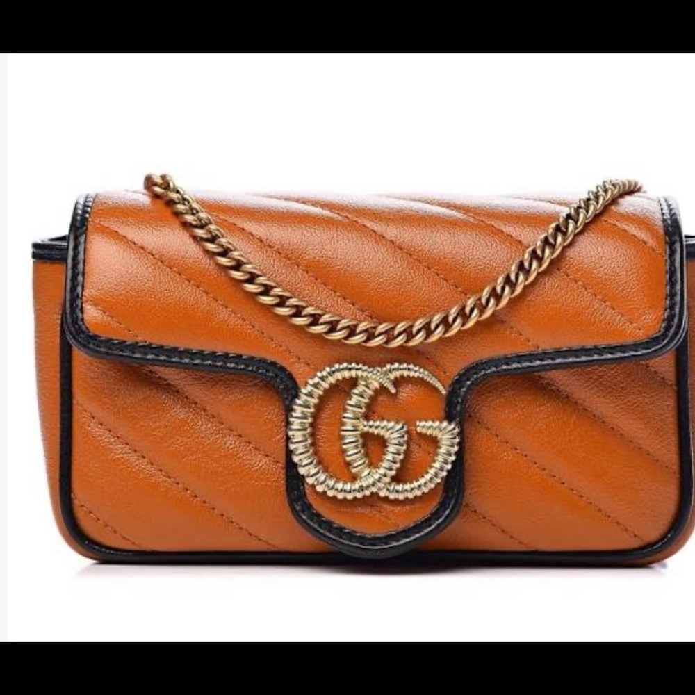 ❤️SOLD❤️Authentic Gucci Super Mini brown bag